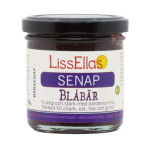 Blåbär - fruktig, fyllig, het bärsenap 150 g