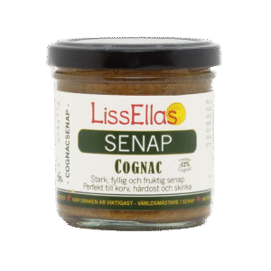 Cognac - stark, fyllig och fruktig cognacsenap 150 g