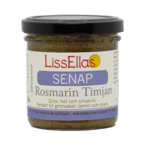 Rosmarin Timjan - grov och het senap 150 g