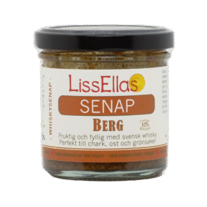 Berg - fruktig och fyllig whiskysenap 150 g