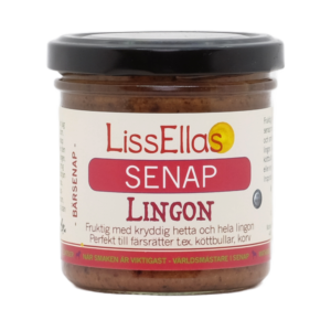 Lingon - fruktig, syrlig, något söt senap 150 g